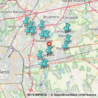 Mappa Via dell' Olmo, 20054 Segrate MI, Italia (3.29438)