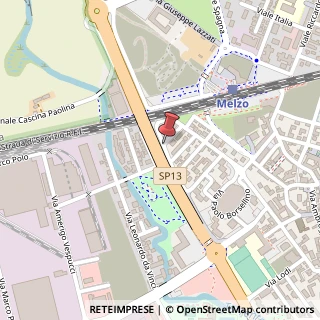 Mappa Via Guglielmo Marconi,  6, 20065 Melzo, Milano (Lombardia)