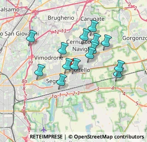 Mappa SP Cassanese, 20096 Pioltello MI (3.00643)