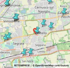 Mappa SP Cassanese, 20096 Pioltello MI (3.08471)