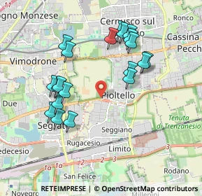 Mappa SP Cassanese, 20096 Pioltello MI (1.8735)