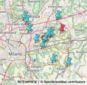 Mappa SP Cassanese, 20096 Pioltello MI (6.04583)