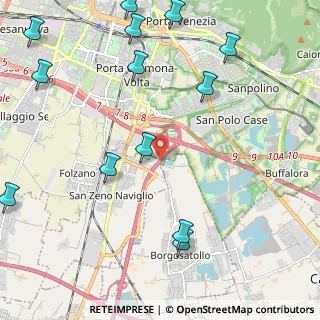 Mappa Via Borgo satollo, 25010 San Zeno Naviglio BS, Italia (3.01929)