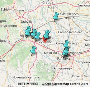 Mappa SP 21, 36043 Camisano vicentino VI (11.028)