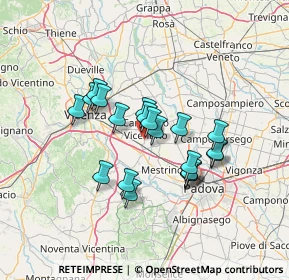 Mappa SP 21, 36043 Camisano vicentino VI (10.8595)