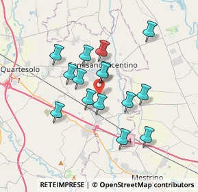 Mappa SP 21, 36043 Camisano vicentino VI (2.96133)