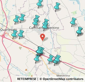 Mappa SP 21, 36043 Camisano vicentino VI (4.4545)