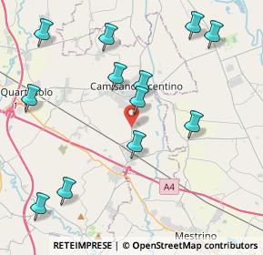 Mappa SP 21, 36043 Camisano vicentino VI (4.595)