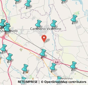 Mappa SP 21, 36043 Camisano vicentino VI (6.7185)