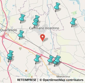Mappa SP 21, 36043 Camisano vicentino VI (5.0275)
