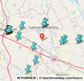 Mappa SP 21, 36043 Camisano vicentino VI (5.1805)