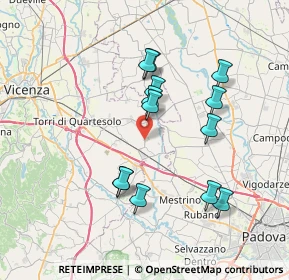 Mappa SP 21, 36043 Camisano vicentino VI (6.76)