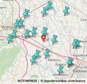 Mappa SP 21, 36043 Camisano vicentino VI (9.3265)