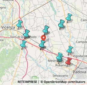 Mappa SP 21, 36043 Camisano vicentino VI (7.196)