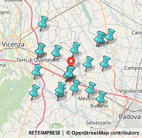 Mappa SP 21, 36043 Camisano vicentino VI (6.646)