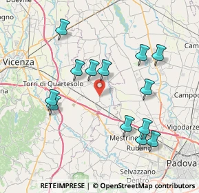 Mappa SP 21, 36043 Camisano vicentino VI (7.72462)