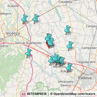 Mappa SP 21, 36043 Camisano vicentino VI (6.31688)