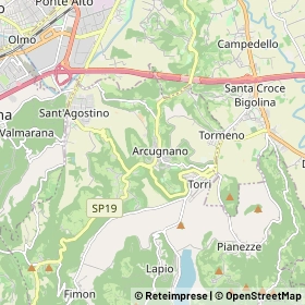 Mappa Arcugnano