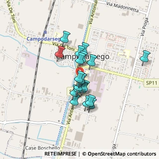 Mappa Via Antoniana, 35011 Campodarsego PD, Italia (0.303)