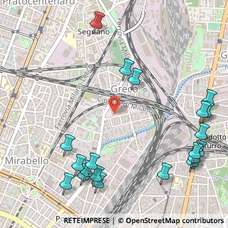 Mappa Via Bettino da Trezzo, 20125 Milano MI, Italia (0.744)