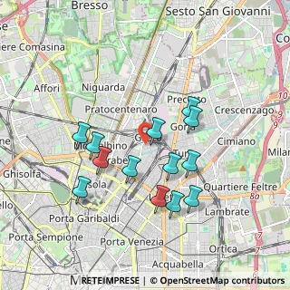 Mappa Via Bettino da Trezzo, 20125 Milano MI, Italia (1.67769)