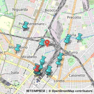 Mappa Via Bettino da Trezzo, 20125 Milano MI, Italia (1.187)