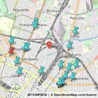 Mappa Via Bettino da Trezzo, 20125 Milano MI, Italia (1.4285)