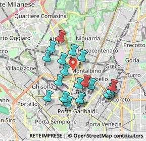 Mappa Via Privata Roberto Bracco, 20159 Milano MI, Italia (1.6335)