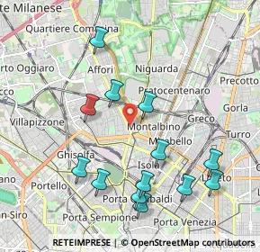 Mappa Via Privata Roberto Bracco, 20159 Milano MI, Italia (2.10692)