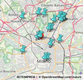Mappa Via Privata Roberto Bracco, 20159 Milano MI, Italia (3.5925)