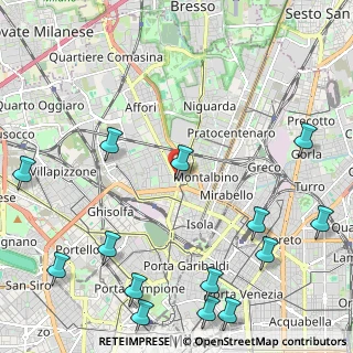 Mappa Via Privata Roberto Bracco, 20159 Milano MI, Italia (3.07714)