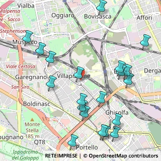Mappa Via Flavio Andò, 20156 Milano MI, Italia (1.265)