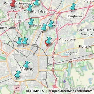 Mappa Via Privata Giuba, 20132 Milano MI, Italia (5.51)