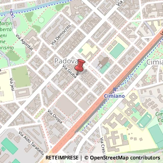 Mappa Via Privata Giuba, 11, 20132 Milano, Milano (Lombardia)