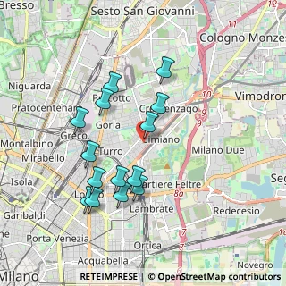 Mappa Via Privata Giuba, 20132 Milano MI, Italia (1.76929)