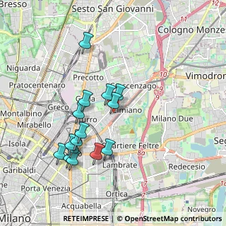 Mappa Via Privata Giuba, 20132 Milano MI, Italia (1.8)