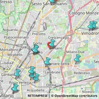 Mappa Via Privata Giuba, 20132 Milano MI, Italia (3.00882)