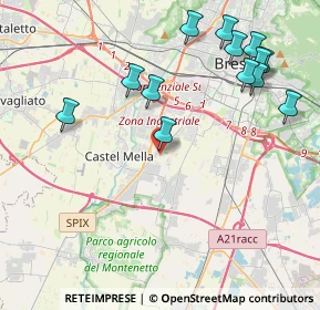 Mappa 25131 Fornaci BS, Italia (4.70308)
