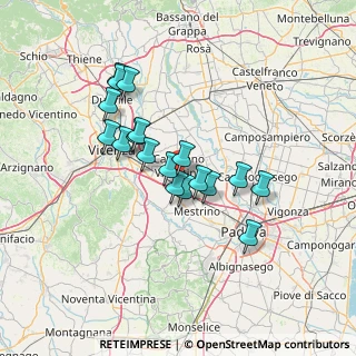Mappa Via dell'Innovazione, 36043 Camisano Vicentino VI, Italia (11.33333)