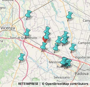 Mappa Via dell'Innovazione, 36043 Camisano Vicentino VI, Italia (7.52389)