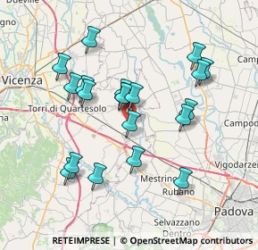 Mappa Via dell'Innovazione, 36043 Camisano Vicentino VI, Italia (6.863)