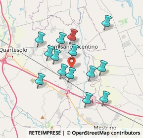 Mappa Via dell'Innovazione, 36043 Camisano Vicentino VI, Italia (3.125)