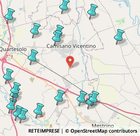 Mappa Via dell'Innovazione, 36043 Camisano Vicentino VI, Italia (6.132)