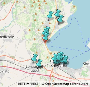 Mappa Via Talina, 25080 Padenghe Sul Garda BS, Italia (3.69222)