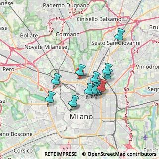 Mappa Via Valassina, 20159 Milano MI, Italia (2.875)