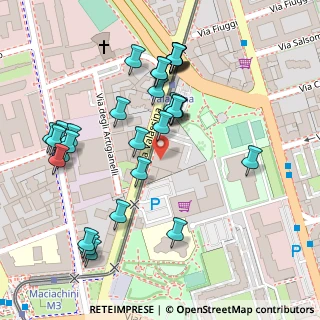 Mappa Via Valassina, 20159 Milano MI, Italia (0.13)