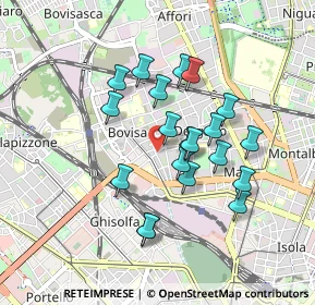 Mappa Via Camillo Ugoni, 20158 Milano MI, Italia (0.7645)