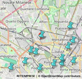 Mappa Via Camillo Ugoni, 20158 Milano MI, Italia (2.72615)