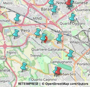 Mappa Gallaratese, 20151 Milano MI, Italia (2.52071)