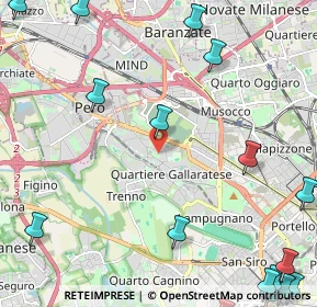 Mappa Gallaratese, 20151 Milano MI, Italia (3.60842)